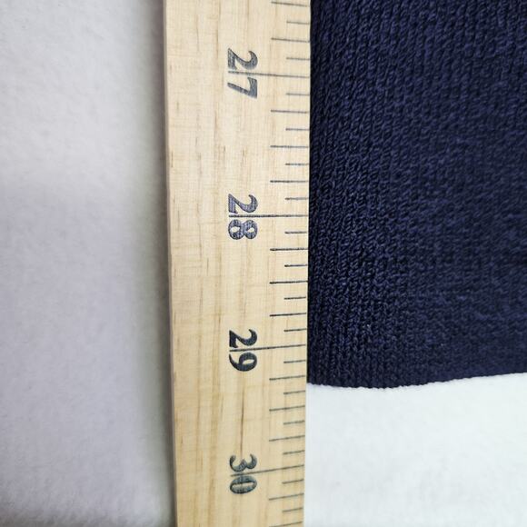 Y2K VTG St John Womens 12 Pants Santana Knit Pull On Cruise Collection Navy Blue - Picture 10 of 12